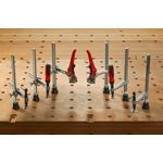Clamping elements for workbenches