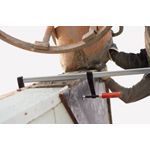 Heavy duty screw clamp with wooden handle TGK