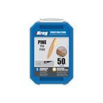 KREG® Solid-Wood Pocket-Hole Plugs - Pine 50 pcs
